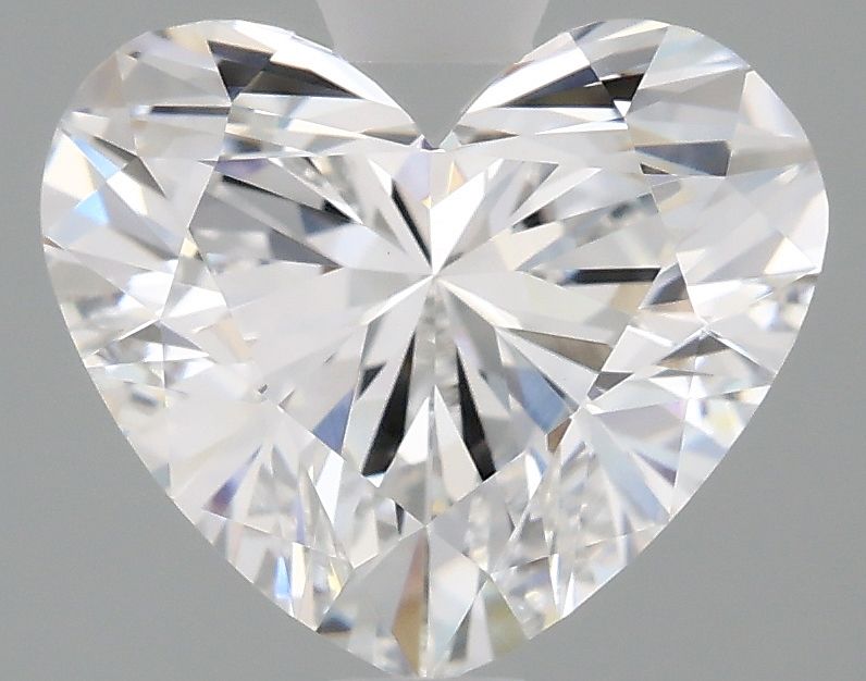 Lab-Grown Heart Diamond - 1.45 Carats, D Color, VS1 Clarity - Certified by IGI - Report Number: LG675502138