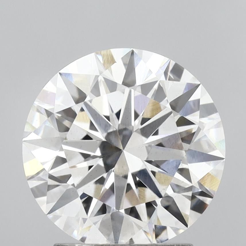 Lab-Grown Round Diamond - 2.51 Carats, E Color, VS2 Clarity - Certified by IGI - Report Number: LG674503303