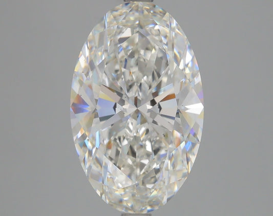Lab-Grown Oval Diamond - 4.76 Carats, F Color, VS2 Clarity - Certified by IGI - Report Number: LG604314187