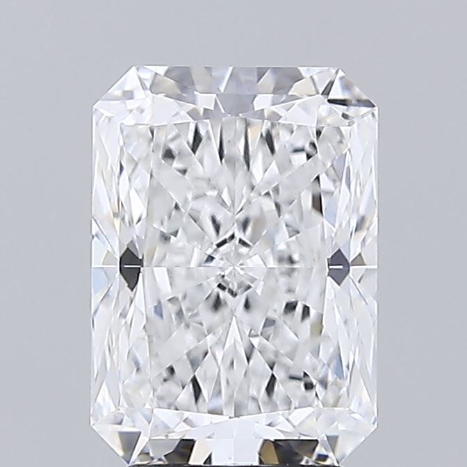 Lab-Grown Radiant Diamond - 3.52 Carats, D Color, VVS2 Clarity - Certified by IGI - Report Number: LG680590025