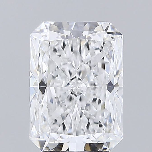Lab-Grown Radiant Diamond - 3.52 Carats, D Color, VVS2 Clarity - Certified by IGI - Report Number: LG680590025