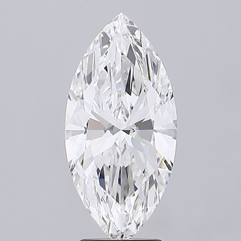 Lab-Grown Marquise Diamond - 3.54 Carats, F Color, VS1 Clarity - Certified by IGI - Report Number: LG589313681