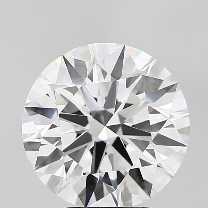 Lab-Grown Round Diamond - 4.04 Carats, F Color, VVS2 Clarity - Certified by IGI - Report Number: LG686502987