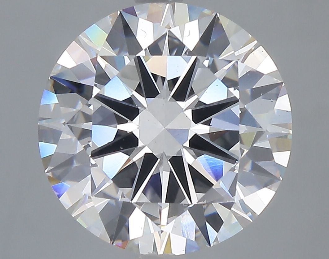 Lab-Grown Round Diamond - 5.01 Carats, F Color, VS2 Clarity - Certified by IGI - Report Number: LG685574012