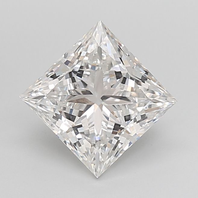 Lab-Grown Princess Diamond - 3.08 Carats, F Color, VVS2 Clarity - Certified by IGI - Report Number: LG673423567