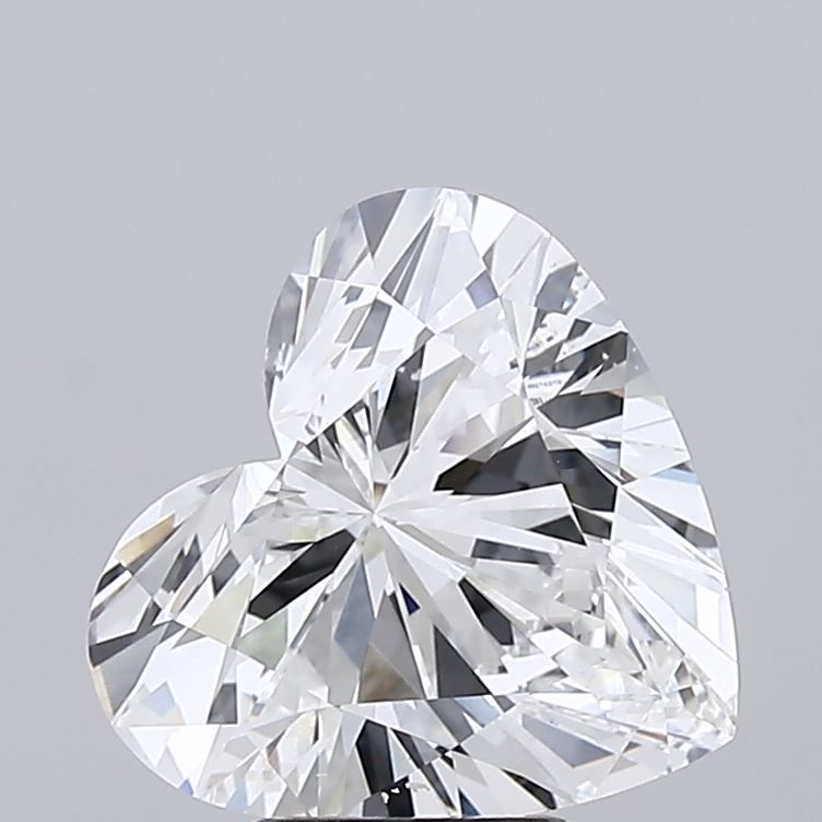 Lab-Grown Heart Diamond - 5.02 Carats, E Color, VVS2 Clarity - Certified by IGI - Report Number: LG712572883