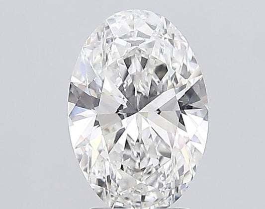 Lab-Grown Oval Diamond - 3.06 Carats, E Color, VVS2 Clarity - Certified by IGI - Report Number: LG687581955