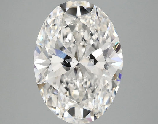 Lab-Grown Oval Diamond - 4.02 Carats, F Color, VS2 Clarity - Certified by IGI - Report Number: LG715578116