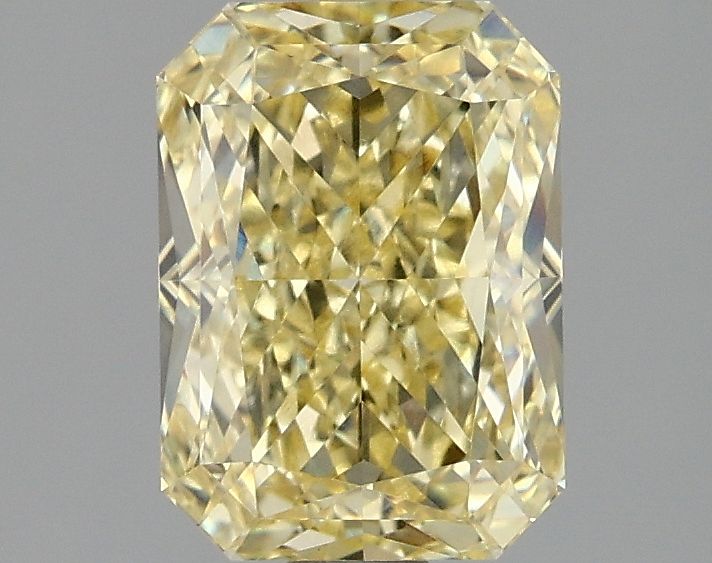 Lab-Grown Radiant Diamond - 2.04 Carats, Fancy Intense Yellow Color, VVS2 Clarity - Certified by IGI - Report Number: LG680519978