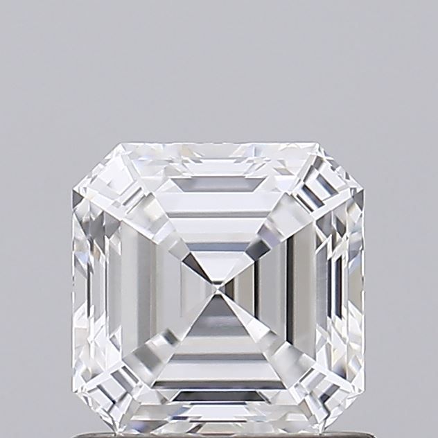 Lab-Grown Asscher Diamond - 1.01 Carats, D Color, VVS2 Clarity - Certified by GIA - Report Number: 1236428988