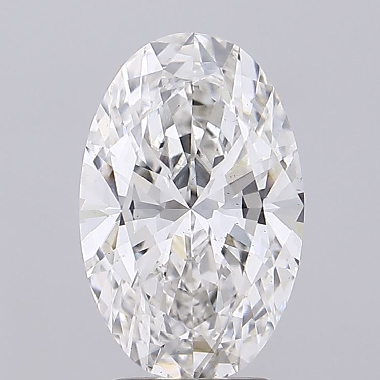 Lab-Grown Oval Diamond - 3.09 Carats, F Color, VS2 Clarity - Certified by IGI - Report Number: LG677541652