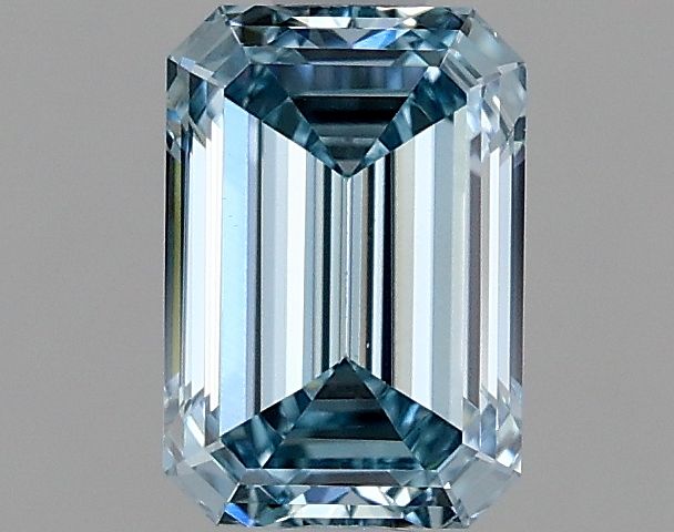 Lab-Grown Emerald Diamond - 1.09 Carats, Fancy Intense Blue Color, VS1 Clarity - Certified by IGI - Report Number: LG634405655