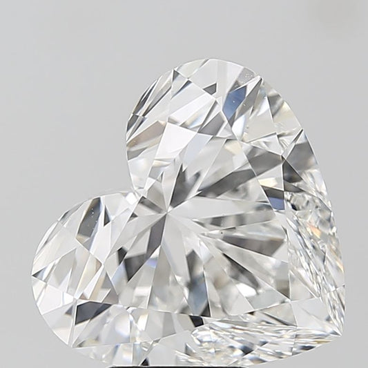 Lab-Grown Heart Diamond - 6.09 Carats, E Color, VVS2 Clarity - Certified by IGI - Report Number: LG700585026