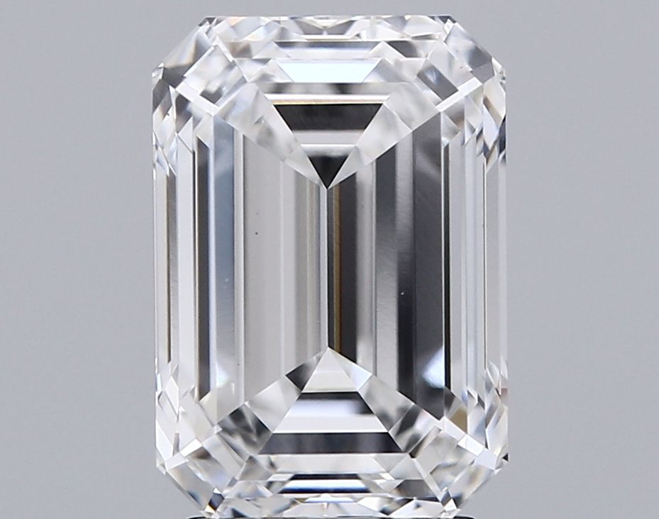 Lab-Grown Emerald Diamond - 3.55 Carats, D Color, VVS2 Clarity - Certified by IGI - Report Number: LG645411114