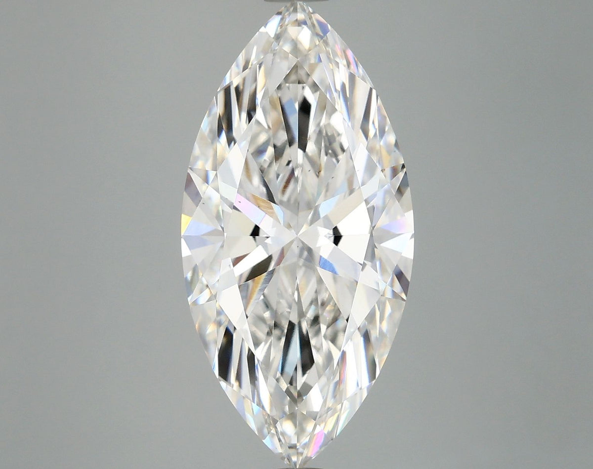 Lab-Grown Marquise Diamond - 5.02 Carats, F Color, VS2 Clarity - Certified by IGI - Report Number: LG675511430