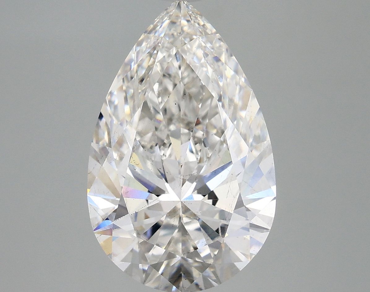 Lab-Grown Pear Diamond - 4.03 Carats, F Color, VS2 Clarity - Certified by IGI - Report Number: LG668468482