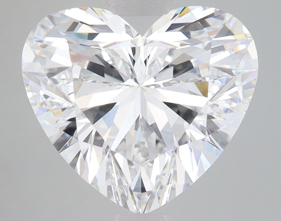 Lab-Grown Heart Diamond - 4.06 Carats, E Color, VVS2 Clarity - Certified by IGI - Report Number: LG655447853
