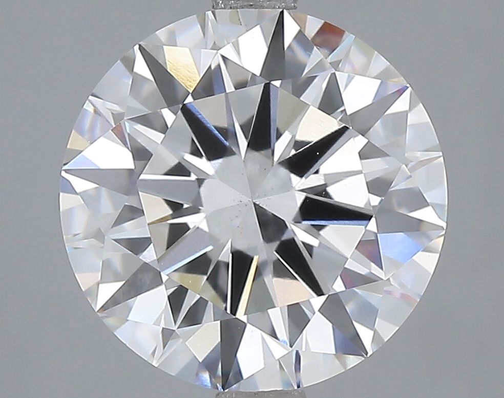 Lab-Grown Round Diamond - 3.02 Carats, E Color, VS2 Clarity - Certified by IGI - Report Number: LG668448684