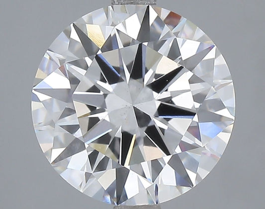 Lab-Grown Round Diamond - 3.02 Carats, E Color, VS2 Clarity - Certified by IGI - Report Number: LG668448684