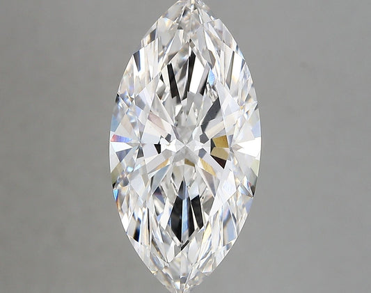 Lab-Grown Marquise Diamond - 4.06 Carats, F Color, VVS2 Clarity - Certified by IGI - Report Number: LG677543687