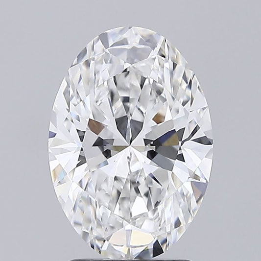 Lab-Grown Oval Diamond - 2.52 Carats, D Color, VVS2 Clarity - Certified by IGI - Report Number: LG700507774