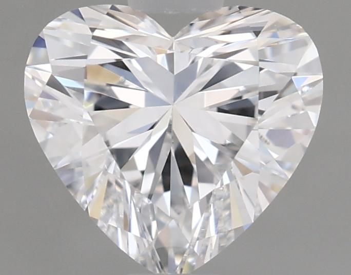Lab-Grown Heart Diamond - 0.95 Carats, D Color, VVS2 Clarity - Certified by IGI - Report Number: LG608359115