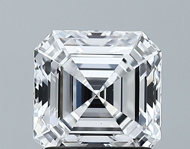 Lab-Grown Asscher Diamond - 1.63 Carats, D Color, VS1 Clarity - Certified by GIA - Report Number: 6237438806