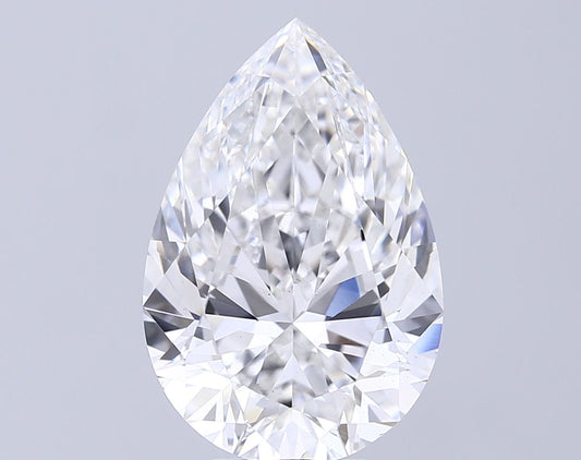 Lab-Grown Pear Diamond - 8.03 Carats, F Color, VS1 Clarity - Certified by IGI - Report Number: LG680570148