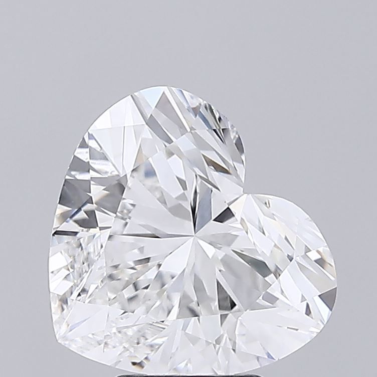 Lab-Grown Heart Diamond - 5.03 Carats, E Color, VVS2 Clarity - Certified by IGI - Report Number: LG692540728