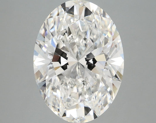 Lab-Grown Oval Diamond - 4.78 Carats, F Color, VS2 Clarity - Certified by IGI - Report Number: LG691523543