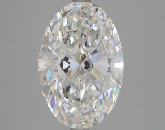 Lab-Grown Oval Diamond - 4.77 Carats, F Color, VS2 Clarity - Certified by IGI - Report Number: LG604314221