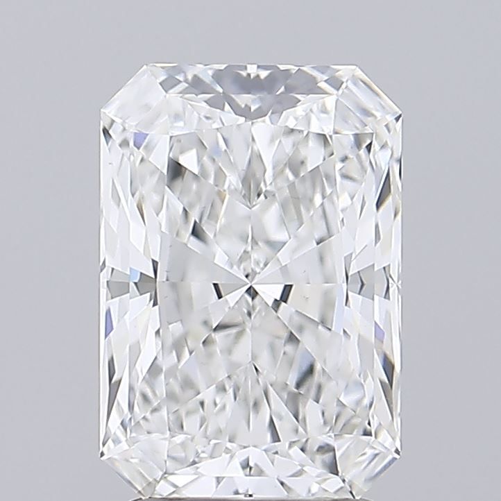 Lab-Grown Radiant Diamond - 2.57 Carats, F Color, VS1 Clarity - Certified by IGI - Report Number: LG712569069