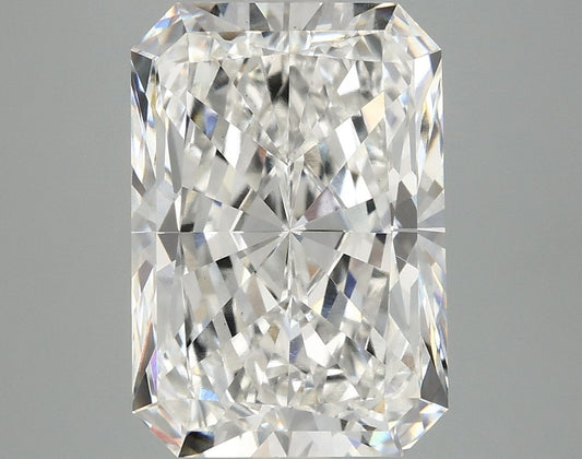Lab-Grown Radiant Diamond - 6.08 Carats, F Color, VS1 Clarity - Certified by IGI - Report Number: LG696587968