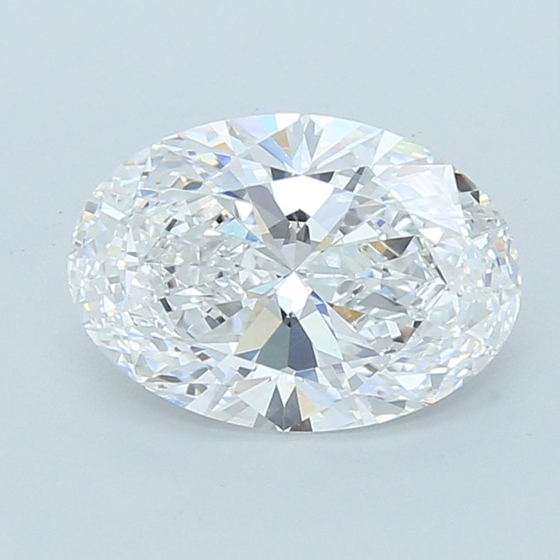Lab-Grown Oval Diamond - 3.05 Carats, E Color, VVS2 Clarity - Certified by IGI - Report Number: LG717597556