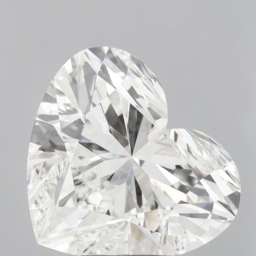 Lab-Grown Heart Diamond - 3.51 Carats, F Color, VS1 Clarity - Certified by IGI - Report Number: LG692598842