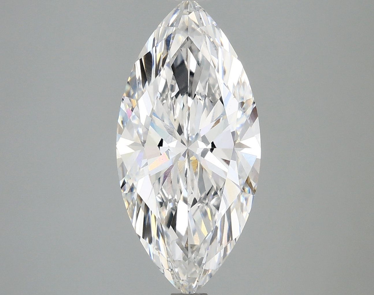 Lab-Grown Marquise Diamond - 2.96 Carats, E Color, VS1 Clarity - Certified by IGI - Report Number: LG666441903