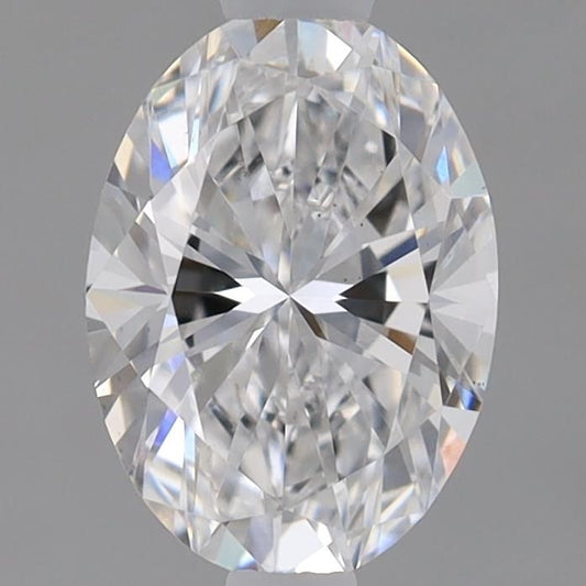 Lab-Grown Oval Diamond - 0.96 Carats, D Color, VS2 Clarity - Certified by IGI - Report Number: LG638426514