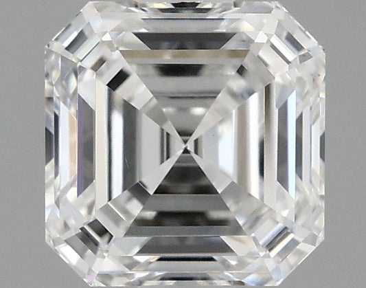 Lab-Grown Asscher Diamond - 1.0 Carats, E Color, VVS2 Clarity - Certified by IGI - Report Number: LG689539654