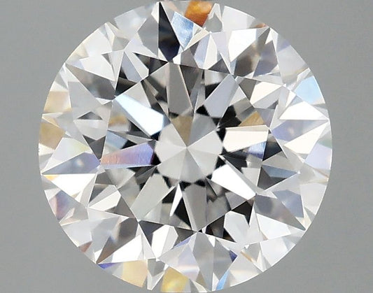 Lab-Grown Round Diamond - 2.95 Carats, F Color, VVS2 Clarity - Certified by IGI - Report Number: LG712527265