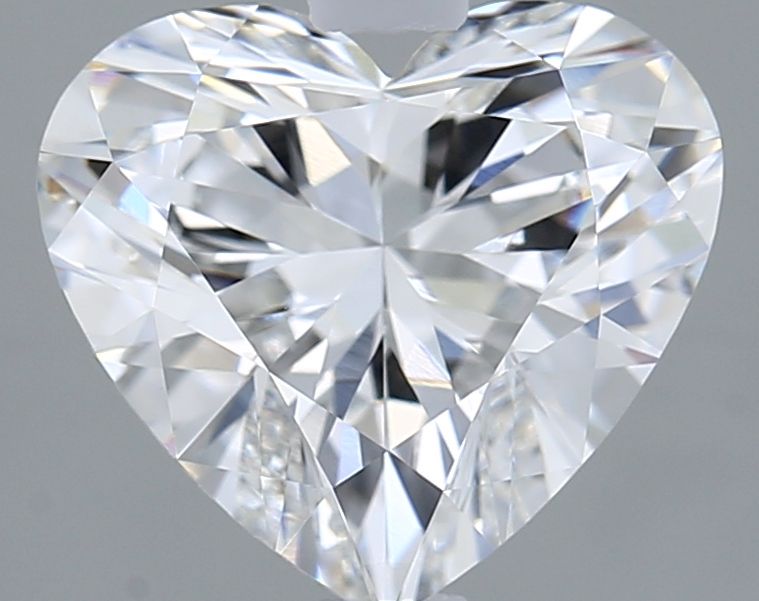 Lab-Grown Heart Diamond - 2.02 Carats, E Color, VVS2 Clarity - Certified by IGI - Report Number: LG675554627