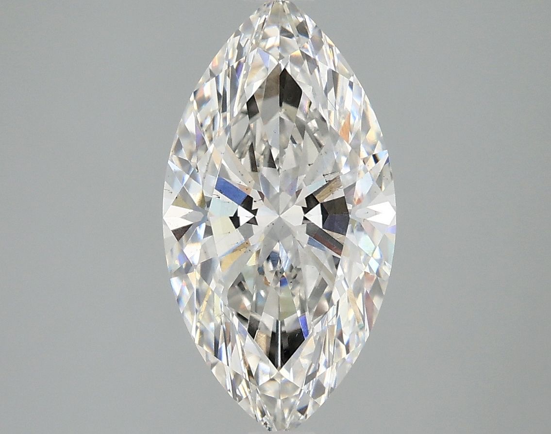 Lab-Grown Marquise Diamond - 2.53 Carats, F Color, VS2 Clarity - Certified by IGI - Report Number: LG662490226