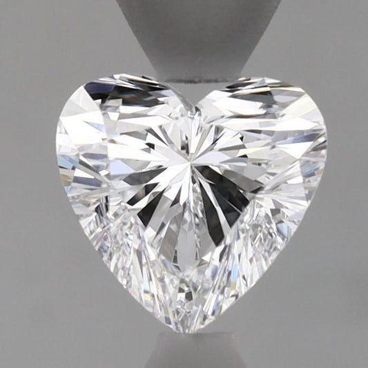 Lab-Grown Heart Diamond - 0.98 Carats, D Color, VVS2 Clarity - Certified by IGI - Report Number: LG638415525