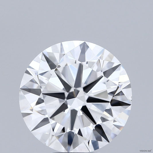 Lab-Grown Round Diamond - 7.0 Carats, F Color, VS1 Clarity - Certified by IGI - Report Number: LG692527338