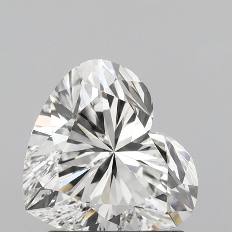 Lab-Grown Heart Diamond - 1.5 Carats, F Color, VS1 Clarity - Certified by IGI - Report Number: LG615379983