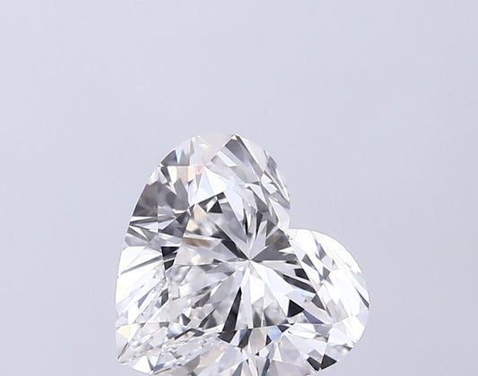 Lab-Grown Heart Diamond - 2.52 Carats, E Color, VVS2 Clarity - Certified by IGI - Report Number: LG717594597