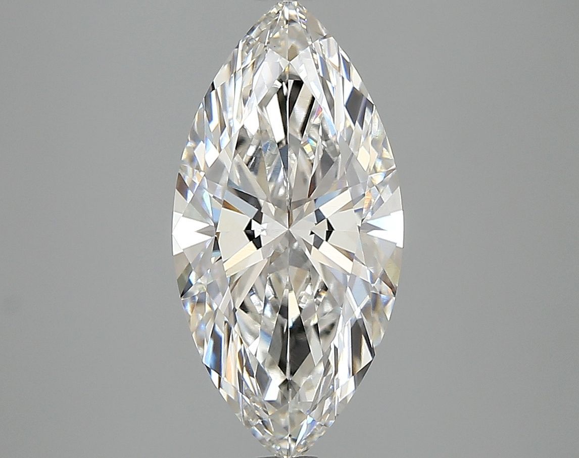 Lab-Grown Marquise Diamond - 2.97 Carats, F Color, VVS2 Clarity - Certified by IGI - Report Number: LG667424846