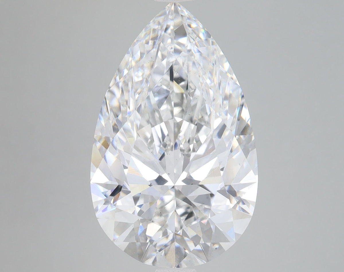 Lab-Grown Pear Diamond - 8.02 Carats, F Color, VS2 Clarity - Certified by IGI - Report Number: LG649456844