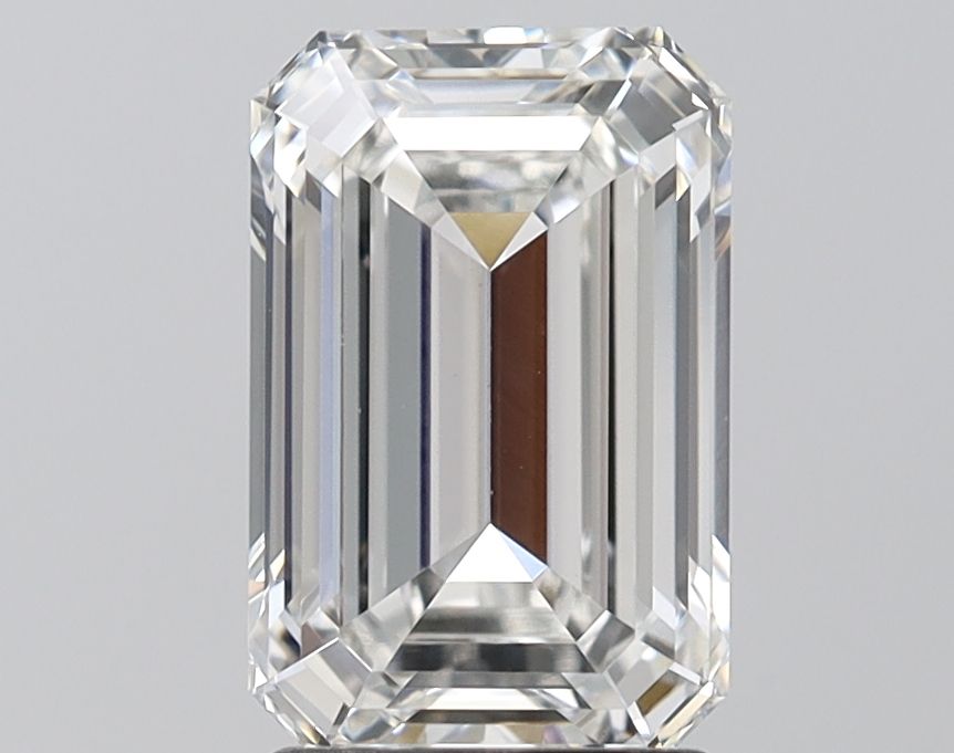 Lab-Grown Emerald Diamond - 2.54 Carats, F Color, VVS2 Clarity - Certified by IGI - Report Number: LG670445827