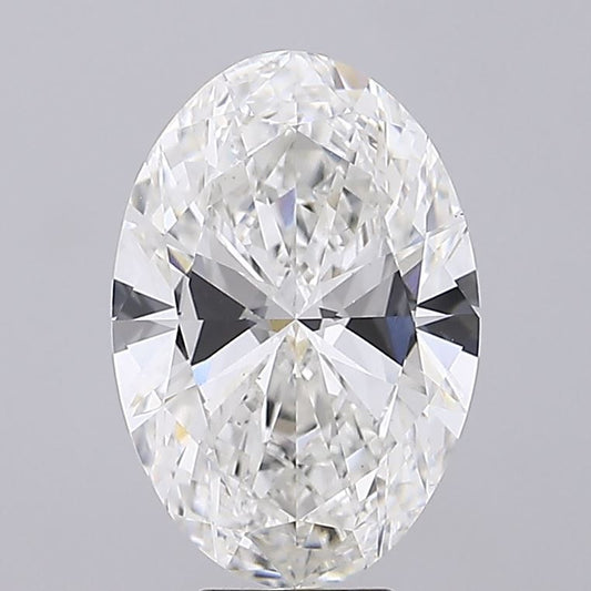 Lab-Grown Oval Diamond - 8.01 Carats, F Color, VS1 Clarity - Certified by IGI - Report Number: LG681546514