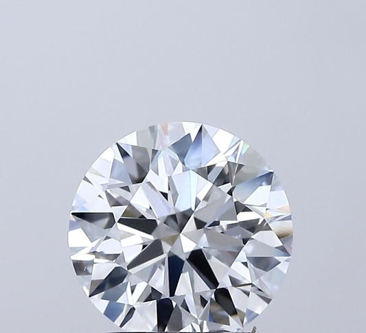 Lab-Grown Round Diamond - 2.0 Carats, E Color, VVS2 Clarity - Certified by IGI - Report Number: LG692569276